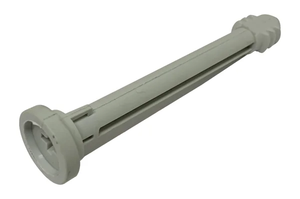 Plastskrue Hvid F 80 mm låg
