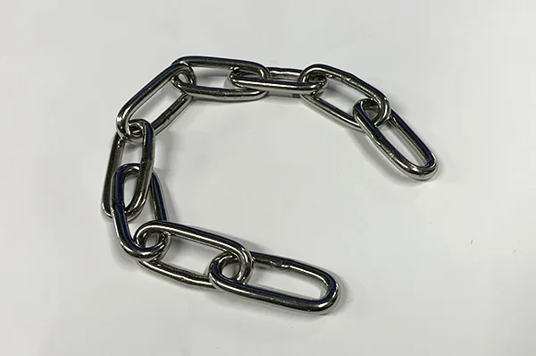 Kæde Ø 5mm x 35mm Rustfri