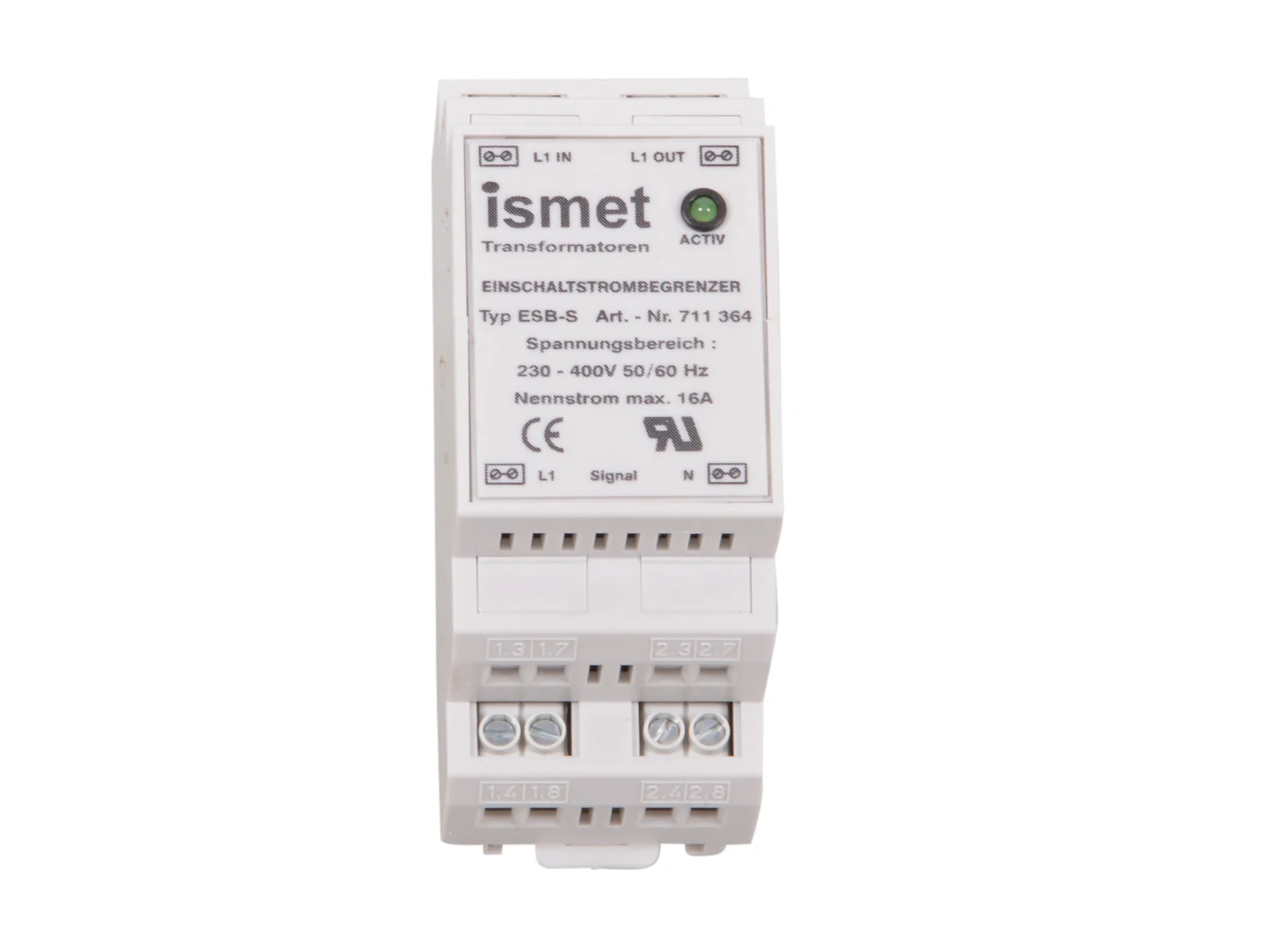 Ismet strømbegrænser 230-400V 16A 50 Ohm