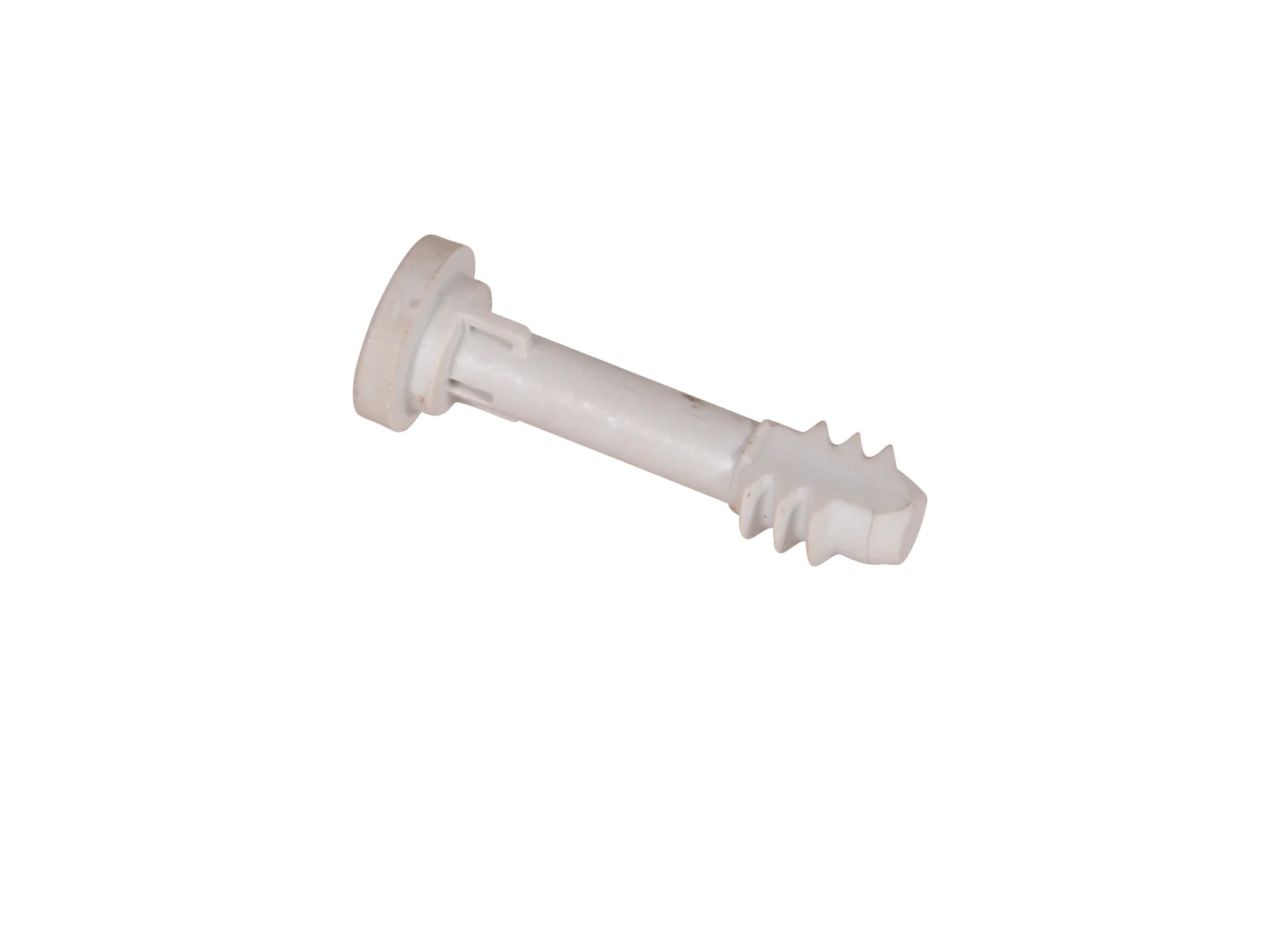 Plastskrue Hvid F 30 mm låg
