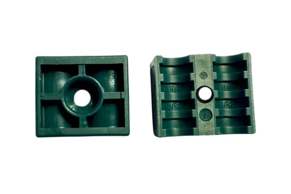 Rørholder dobbelt 10mm