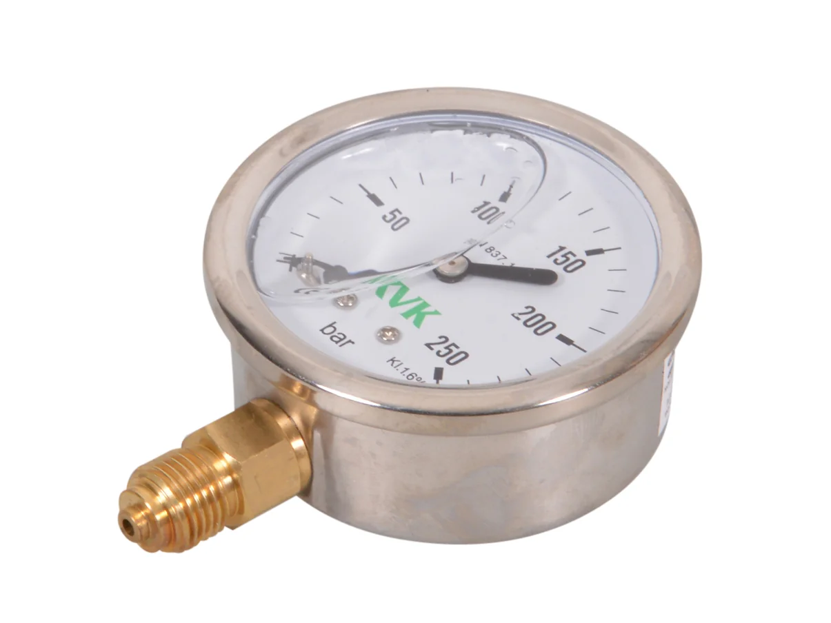 Manometer 0-250 bar stand KVK