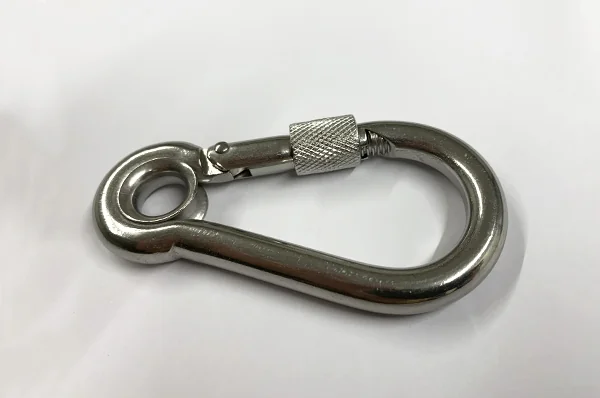 Carabinhage Rustfri med. lås